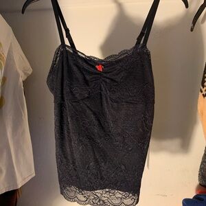 Black Lace Camisole Top
